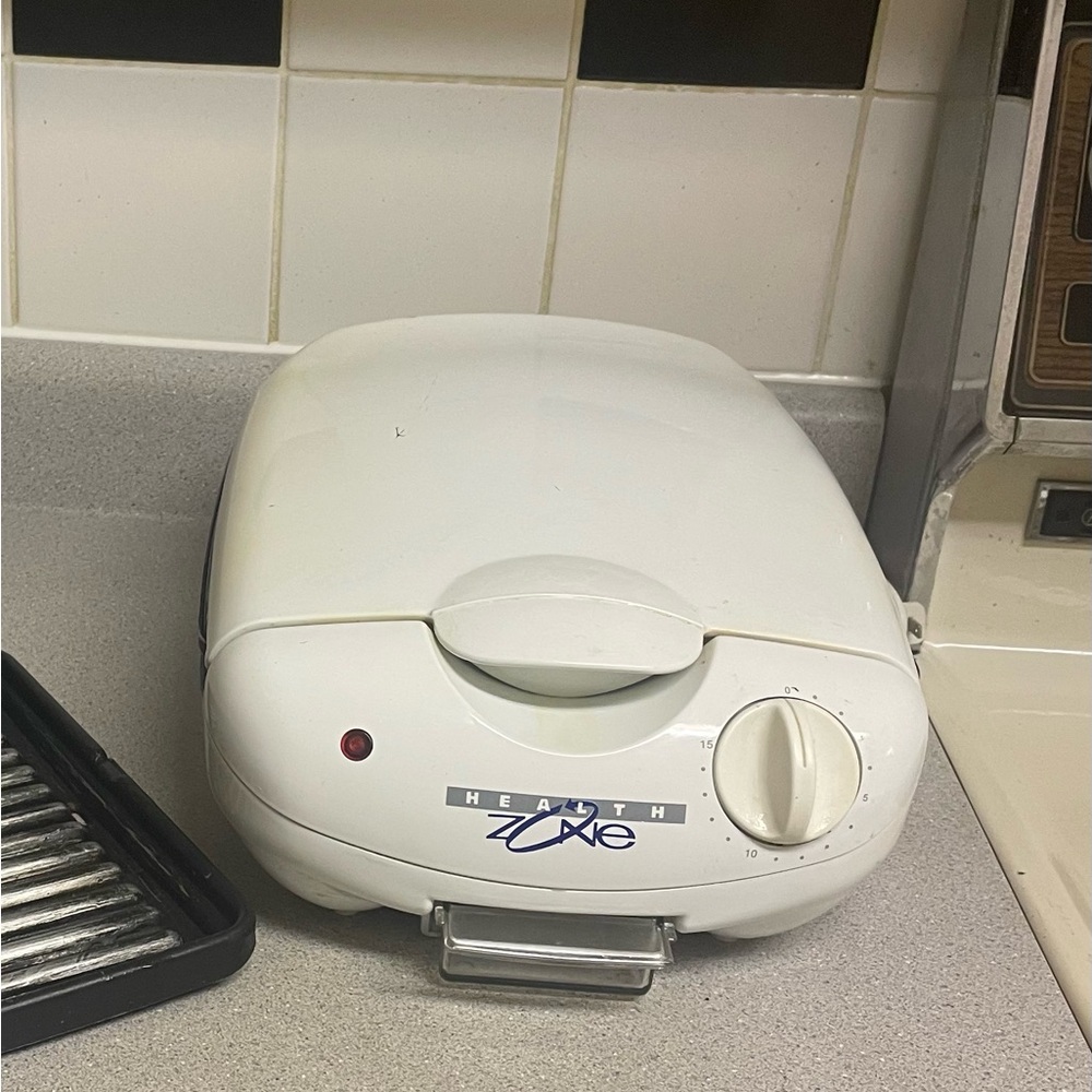 Health Zone White Electric Grill